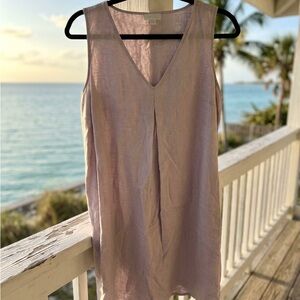 J. Jill Soft Purple Sleeveless Midi Dress